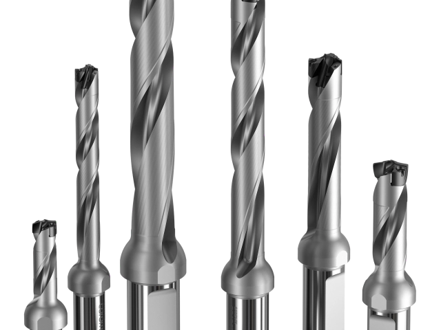 Sandvik Coromant CoroDrill DE10 bor i ulike størrelser.